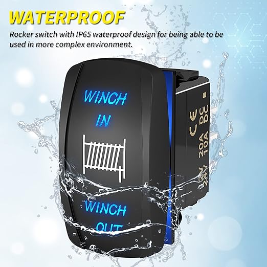 Winch in Winch Out Momentary ON/Off/ON