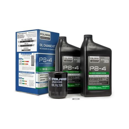 Full Synthetic Oil Change Kit, 2202166, 2 Quarts of PS-4 Engine Oil and 1 Oil Filter