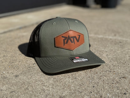 PATV Authentic Leather Patch Hats