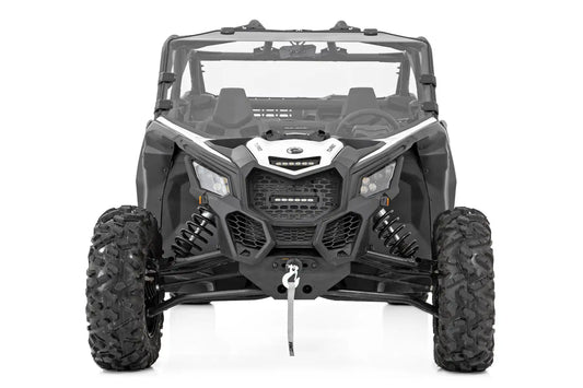 LED Light Grille Mount | 6" Black Slimline | Can-Am Maverick X3