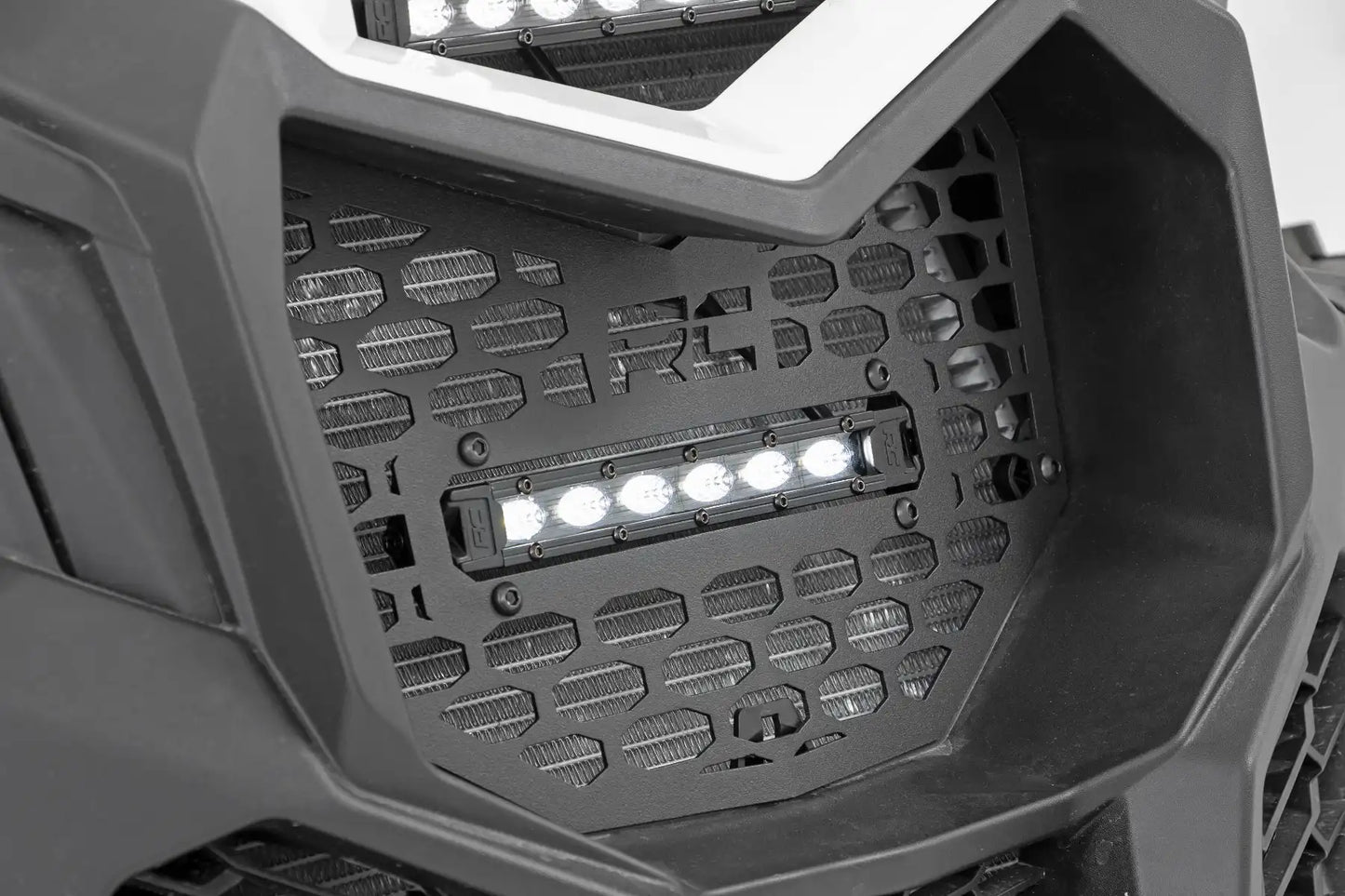 LED Light Grille Mount | 6" Black Slimline | Can-Am Maverick X3