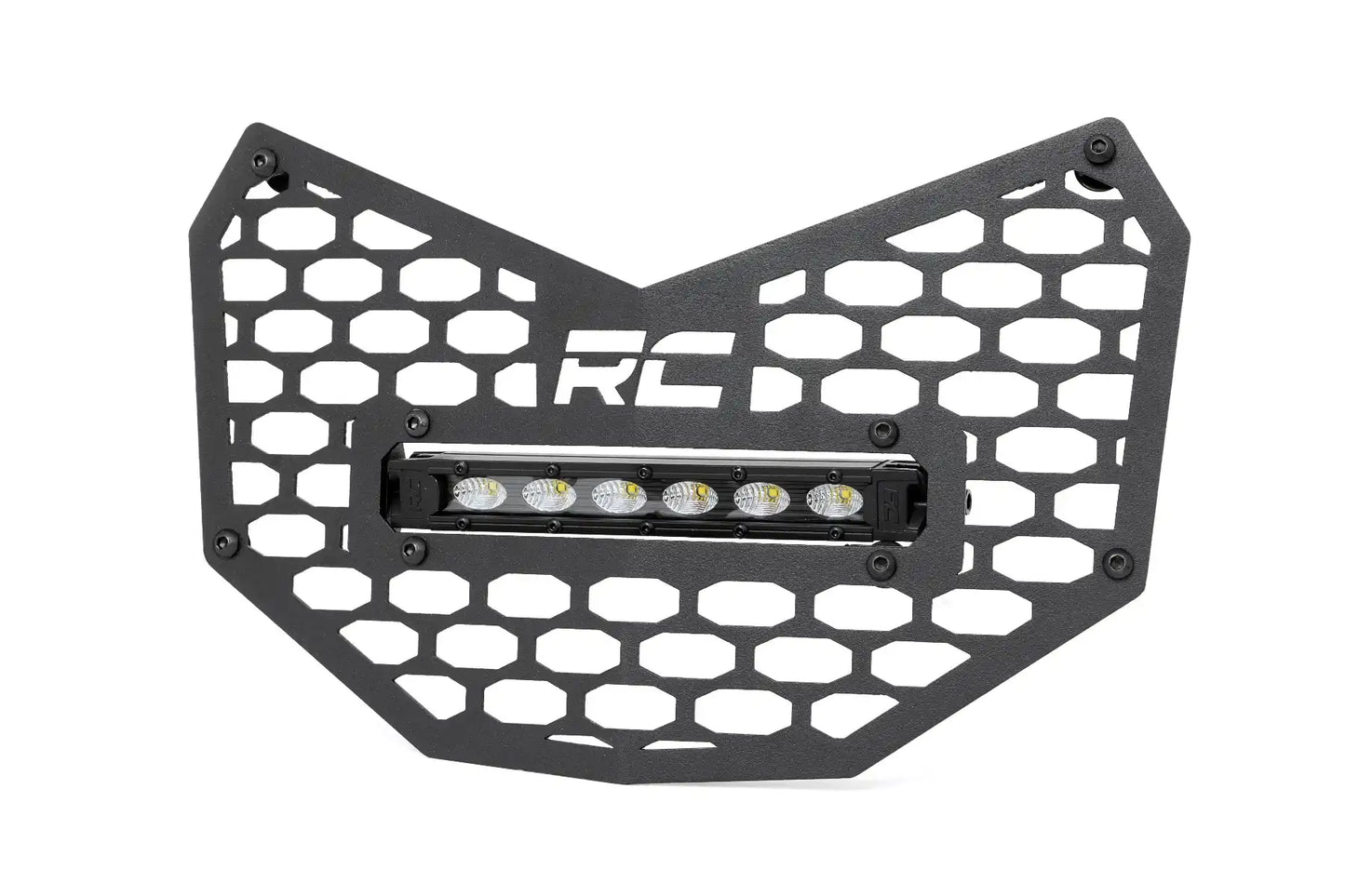 LED Light Grille Mount | 6" Black Slimline | Can-Am Maverick X3