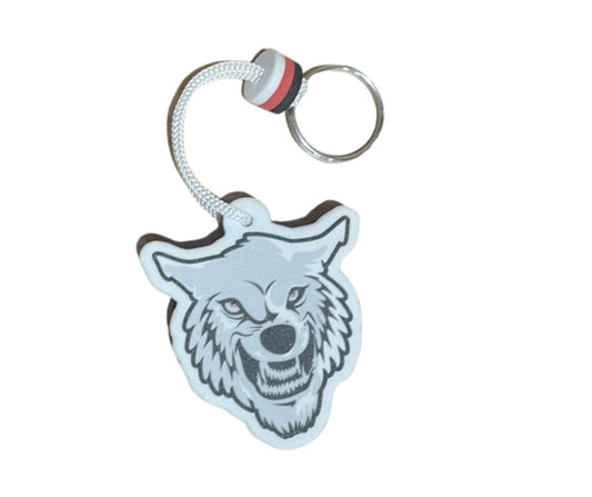 PATV Wolfhead Floating Keychain