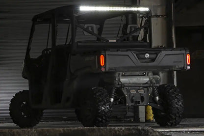 LED Light Kit Cab Mount | 50" Black Dual Row | Can-Am Defender 17-23 Models